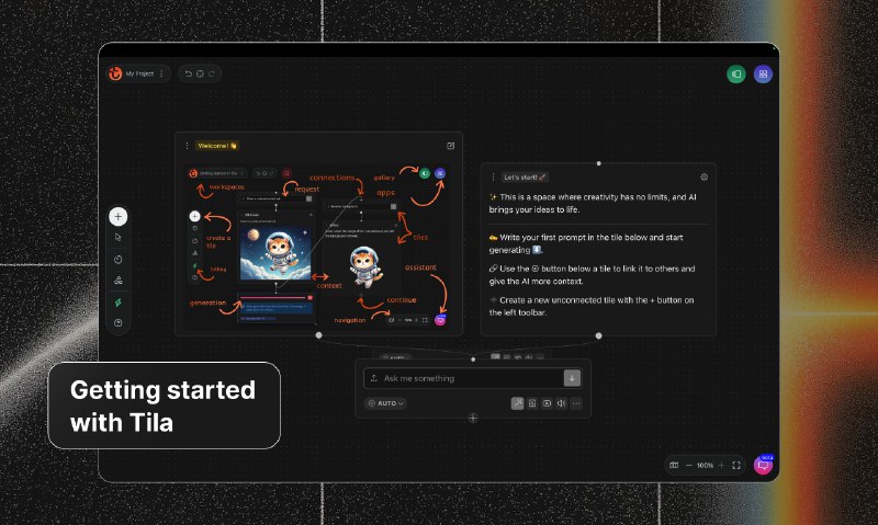 PH今日热榜 | 2025-06-181. Tila AI标语：在同一个操作界面里，你可以创建内容、编写代码、进行搜索，还能设计人工智能相关的内容