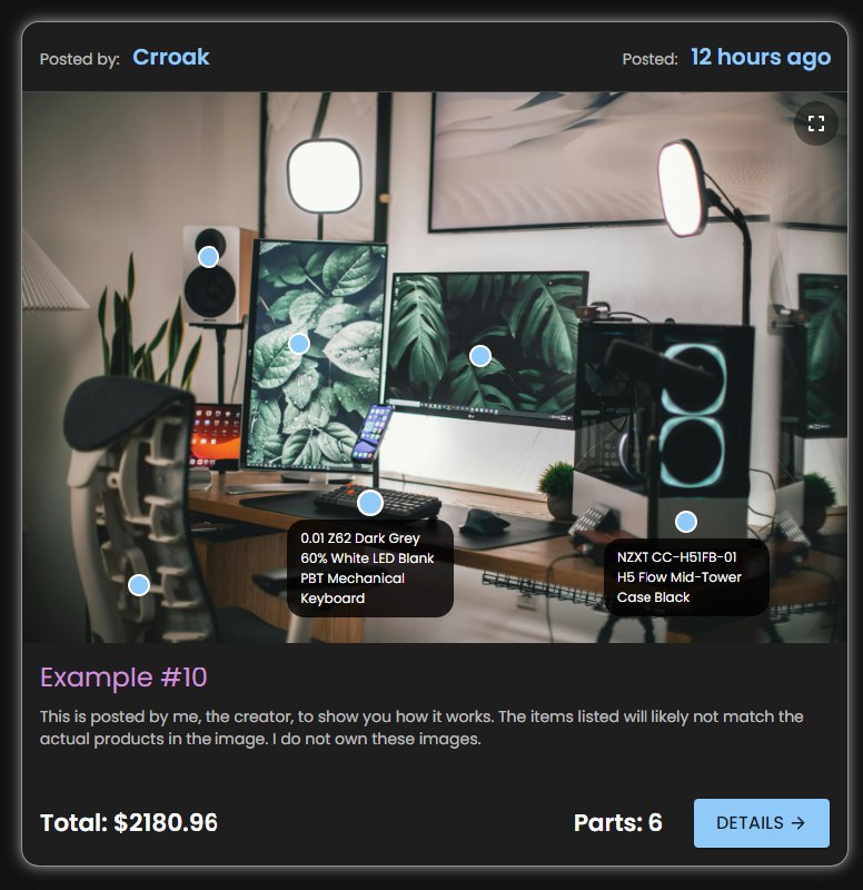 7. Partisyn标语：给你的设备配置打上标签，分享你的组装成果