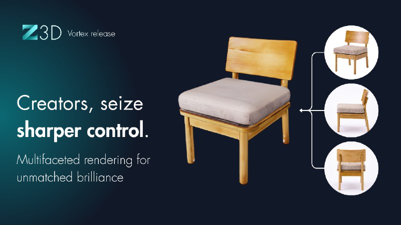 3. Z3D: Vortex Release标语：精心打造、不断打磨、臻于完美——全方位AI 3D模型生成解析：“Craft”有精心制作、雕琢的意思，这里用“精心打造”来表达那种用心创造的感觉；“Refine”有精炼、改进的含义，“不断打磨”能较好地体现持续优化的过程；“Perfect”就是使完美，“臻于完美”更具文学性和表现力