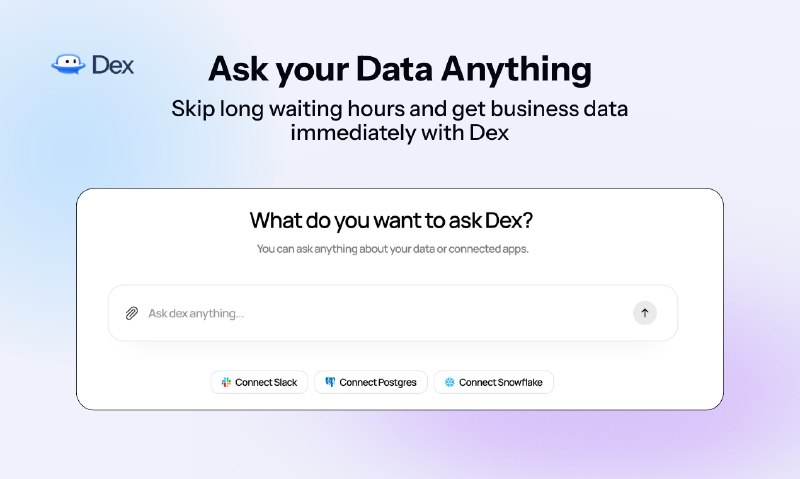 3. Dex标语：问问你的数据