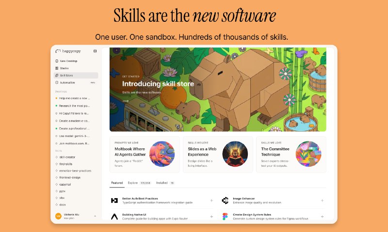 PH今日热榜 | 2026-02-121. happycapy标语：对于我们其他人来说，那台搭载智能代理程序的本地计算机介绍：OpenClaw的替代方案，在你的浏览器里就能用