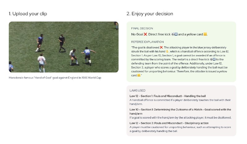 10. JustRef标语：体育赛事中的人工智能裁判这里 “AI” 就是 “人工智能”，“Referee” 常见意思是 “裁判”，“for Sports” 表示用于体育赛事方面，整体就是指在体育赛事里发挥裁判作用的人工智能