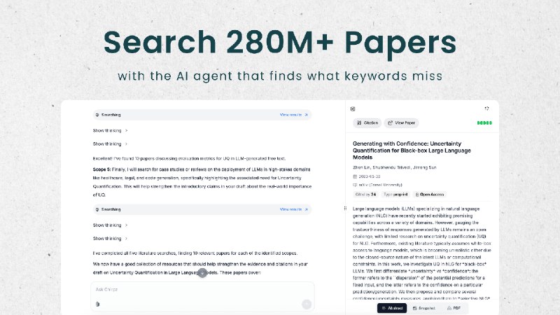 3. Chirpz Agent标语：发现小众文学作品的绝佳方法介绍：Chirpz智能助手是查找、筛选、阅读和引用学术论文的最便捷方式