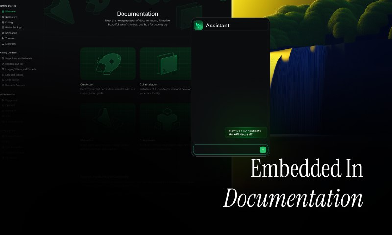 3. AI Assistant by Mintlify标语：内置在你的文档中的、能进行对话的智能助手介绍：借助 Mintlify 的人工智能助手，把你的文档变成随叫随到的产品专家