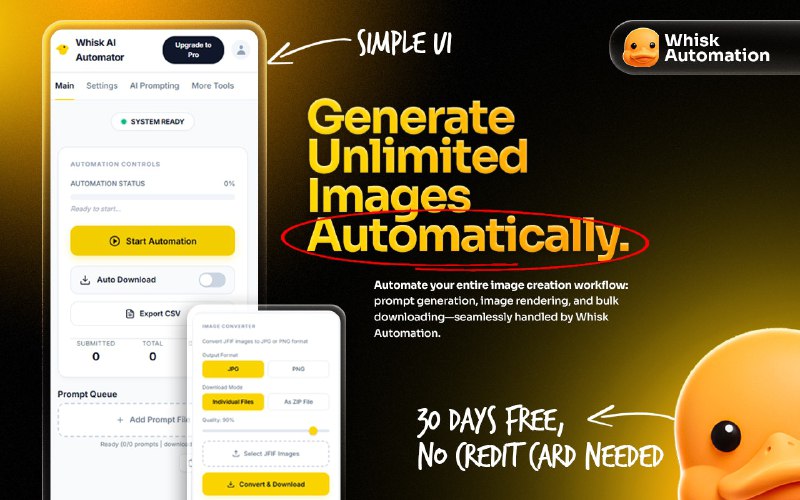 10. Whisk Automation标语：谷歌Whisk AI的批量人工智能图像生成功能注：“Google Whisk AI”可能是特定的名称，如果有更准确的官方译法，可替换“Whisk”的翻译
