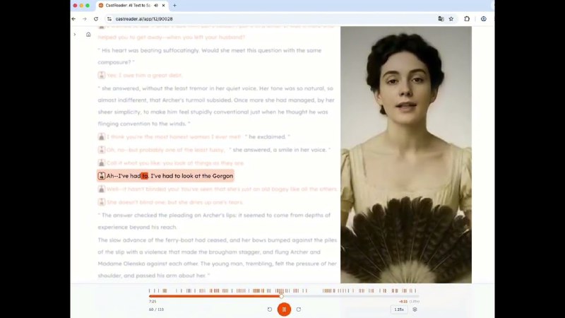 10. CastReader标语：人工智能文字转语音朗读器介绍：CastReader是一款能将文字可视化呈现角色和对话的人工智能语音朗读器