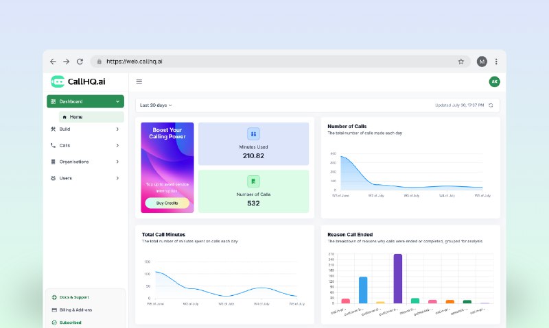8. CallHQ.ai标语：让人工智能发挥作用解析：“put...to work”常见的意思是“让……发挥作用；使……运转起来” ，“Ai”即“Artificial Intelligence”的缩写，也就是“人工智能”，所以整体翻译为“让人工智能发挥作用”，这种表达简洁易懂，符合科普杂志或日常对话的风格