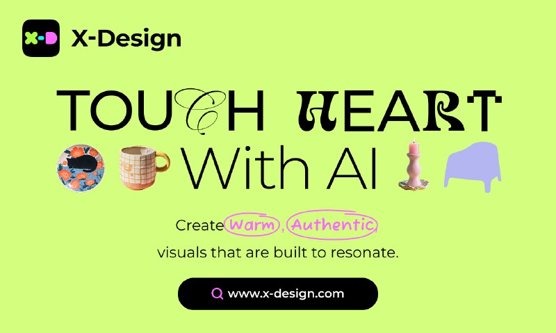 PH今日热榜 | 2025-08-021. X-Design标语：用于打造逼真生活方式产品图片的智能人工智能套件介绍：只需一张图片，就能创作出温馨逼真的产品照片