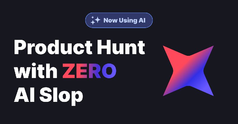 6. oghunt标语：探索真实产品，绝无人工智能生成的虚假内容