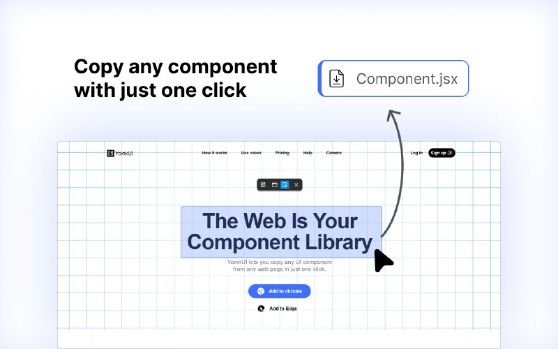 4. YoinkUI标语：一键复制任意网页的用户界面介绍：这是一款浏览器扩展程序，它能让你从任意网页上复制用户界面（UI）组件，并将其转换为基于 React 和 Tailwind 的组件，这样你就能在自己的项目中使用这些组件了