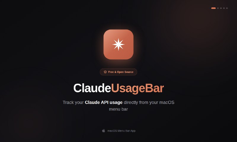 PH今日热榜 | 2026-02-011. ClaudeUsageBar标语：一眼就能清楚知道你还剩下多少Claude使用量