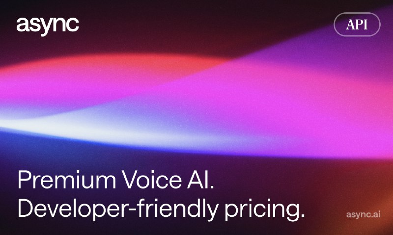 7. Async Voice AI标语：专为开发者打造的高质量文本转语音功能