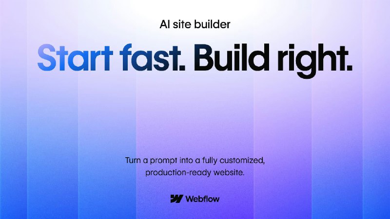 5. Webflow AI site builder标语：用 Webflow 把一个创意想法变成一个可投入使用的网站解析：“prompt”在这里可理解为类似创意、提示、想法之类的概念，“production - ready”直译为“准备好投入生产的”，结合网站的语境，意译为“可投入使用的”更符合日常表达习惯