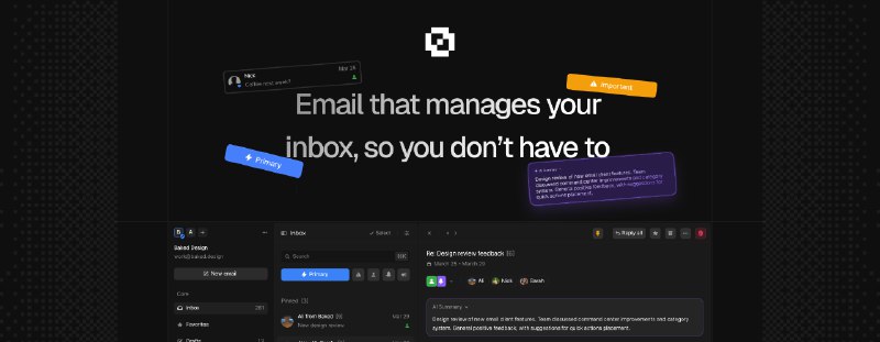 PH今日热榜 | 2025-05-281. Zero标语：原生支持人工智能的电子邮件客户端介绍：Zero是一款专为人工智能时代打造的电子邮件客户端，它能帮你管理收件箱，让你无需亲自动手