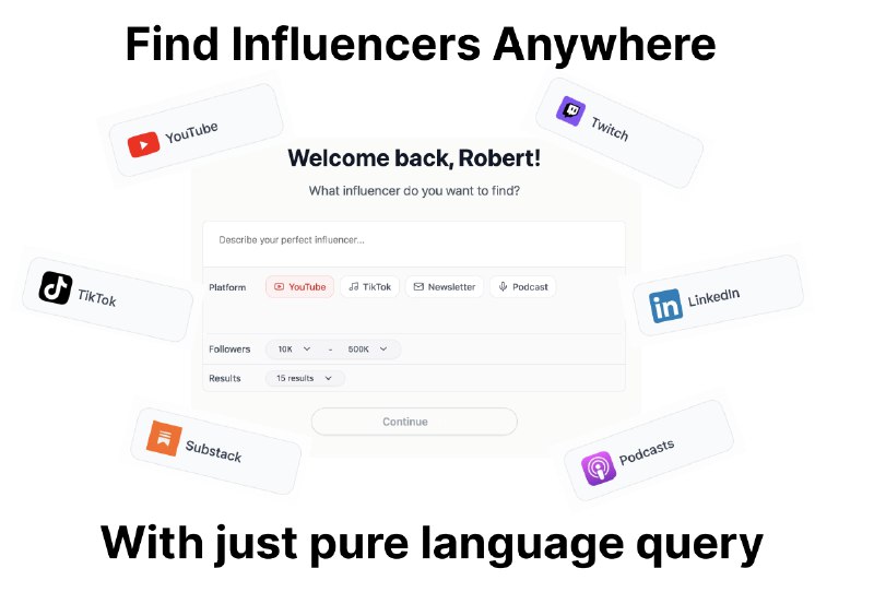 PH今日热榜 | 2025-08-191. Stormy标语：用于网红营销的人工智能代理这里的“AI agent”指的是具备一定智能能力，可以代表或协助完成某些任务的人工智能程序或系统；“influencer marketing”是当下常见的营销手段，即借助网红的影响力来推广产品或服务，合起来就是用于网红营销方面的人工智能代理