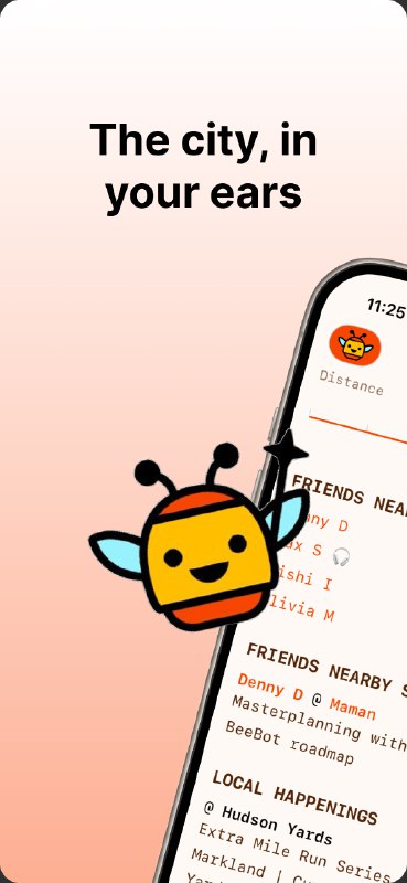 5. BeeBot for AirPods标语：你专属的城市社交音频导览解析：“social audio guide”直译为“社交音频导览”，“Your... to the city”结合语境，可理解为“你专属的关于这座城市的……”，整体翻译为“你专属的城市社交音频导览”，符合科普杂志或日常对话的风格