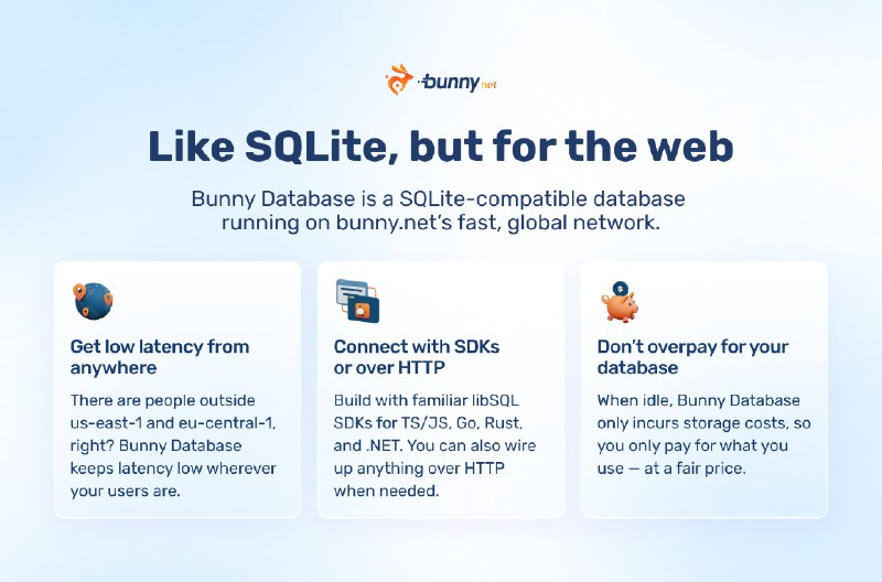 4. Bunny Database标语：就像 SQLite 一样，但专为网络而设计