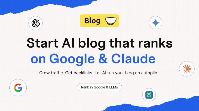 PH今日热榜 | 2025-11-081. BlogBowl标语：由关键词驱动的人工智能文章会自动发布到你的博客上