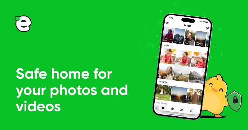 10. Ente Photos标语：谷歌相册的端到端加密替代方案这里“end-to-end encrypted”指端到端加密，这种加密方式能保障数据在传输和存储过程中的安全性；“alternative to”表示“……的替代方案”，整体意思就是有一个在功能上可以替代谷歌相册，并且采用了端到端加密技术的东西