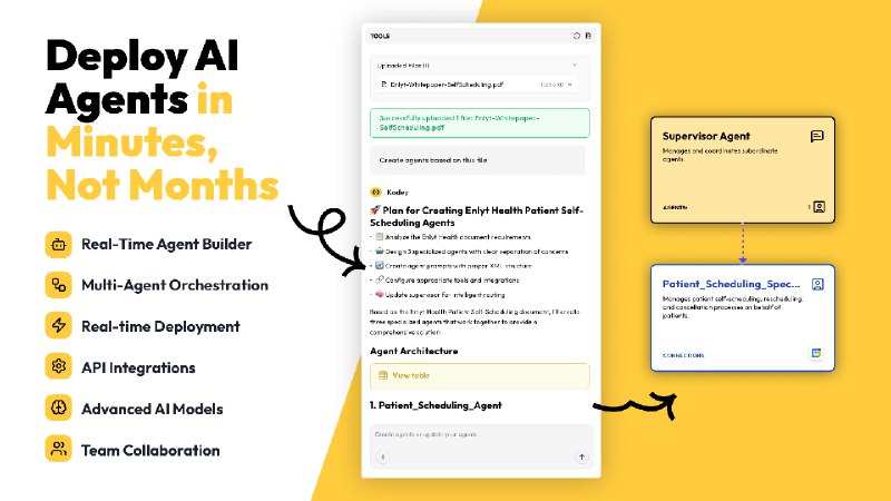 8. Kodey.ai标语：打造真正能发挥作用的人工智能体，而不只是会聊天的那种