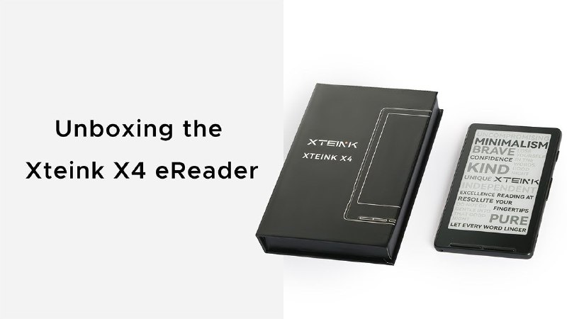 5. Xteink X4标语：超轻便、带磁性的电子阅读器，可吸附在你的手机上