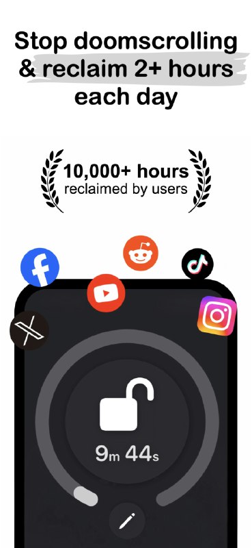 PH今日热榜 | 2025-07-201. Barrier标语：通过屏蔽让你上瘾的应用程序，告别刷手机刷到emo！介绍：厌倦了漫无目的地刷手机了吗？Barrier 这款应用能将每次使用屏幕的时间限制在 10 分钟，之后就会锁定那些让人分心的应用程序