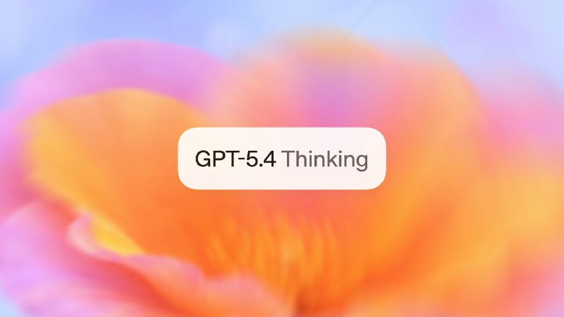 PH今日热榜 | 2026-03-071. GPT‑5.4标语：OpenAI最高效的模型：用更少的标记，换更高的清晰度