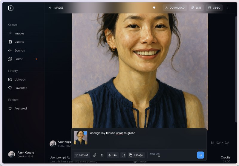 7. Mitte 1.0标语：人工智能创意套件，精准缔造