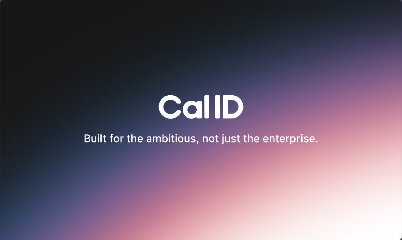 4. Cal ID标语：免费安排会议并实现会议盈利