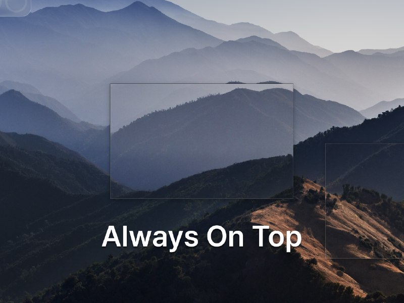 4. SnapDraw标语：让截图始终置顶显示介绍：你可以截取屏幕上的任意区域，并让它悬浮在前台