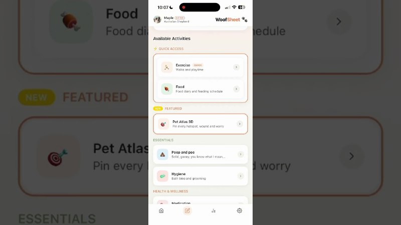 10. WoofSheet标语：轻松照顾狗狗：记录日志、设置提醒、使用 3D 身体地图 解析：原句传达的是借助日志记录、提醒功能和 3D 身体地图等方式能让照顾狗狗变得简单，这样翻译既保留了原文核心信息，又以简洁易懂的方式呈现，符合科普杂志或日常对话的风格