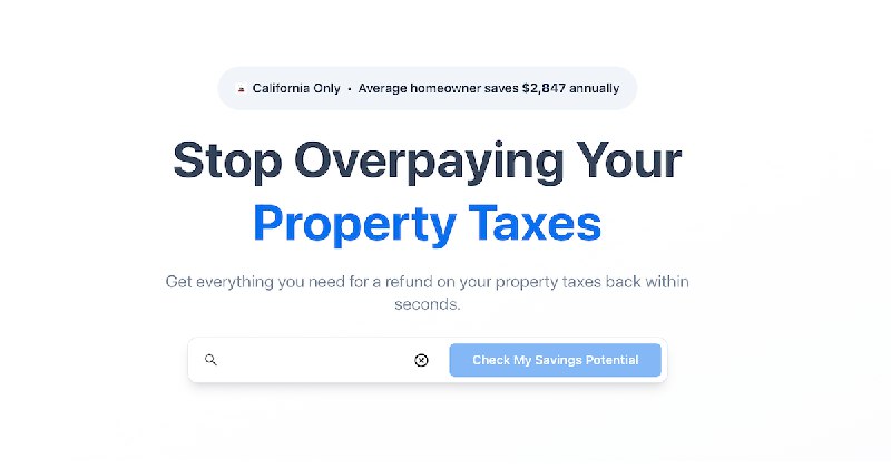 10. AppealSeal标语：只需几分钟，就能为你家的房产税发起申诉，获得退税！介绍：这可是我们首次全面上线服务啦！在这之前，要申诉降低房产税额，你要么得找中介机构，他们会拿走你省下来税额的 30%；要么就得自己花上好几个小时去处理