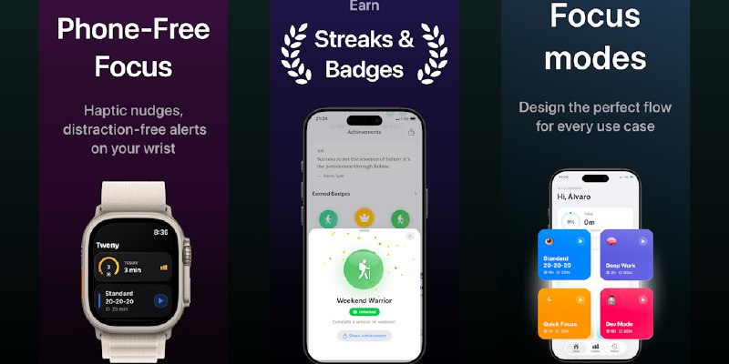 Tweny: Focus timer that actually cares about your eyes | Product Hunt