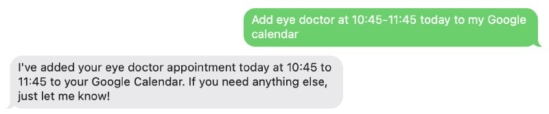 10. TextMarley标语：与谷歌日历集成的基于iMessage的提醒功能介绍：TextMarley是一款智能提醒助手，它能直接通过iMessage运行，帮你轻松掌控各项任务、活动安排和截止日期