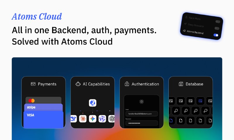 PH今日热榜 | 2026-02-041. Atoms标语：把你的创意转化为畅销产品