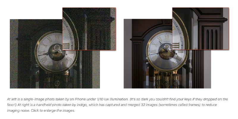 2. Project Indigo标语：一款计算摄影相机应用程序解释：“computational photography”是“计算摄影”这一专业术语，“camera app”就是常见的“相机应用程序”，整体组合起来就是“一款计算摄影相机应用程序” ，这种表达符合科普杂志或日常对话的风格