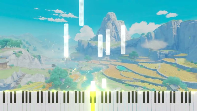 6. DoraPiano标语：在线打造超美的钢琴可视化效果介绍：在浏览器里就能把你的钢琴音乐转化为超炫的视觉效果