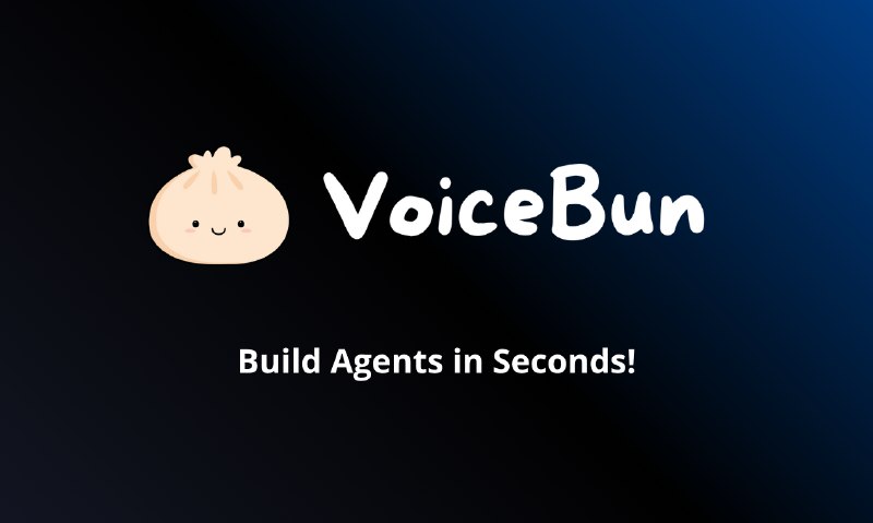 6. Voicebun标语：在数秒内搭建语音智能助手