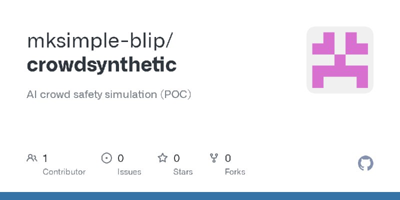 6. CrowdSynthetic标语：在人群拥堵发生之前进行预测