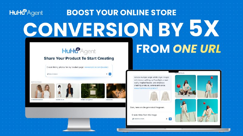 PH今日热榜 | 2025-07-281. HuHu AI Agent for E-Commerce标语：一款人工智能电商代理工具，仅凭一个网址就能让转化率提升至原来的五倍