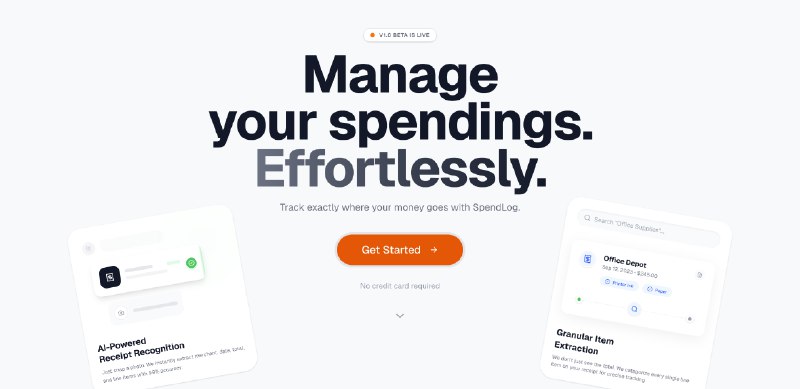 7. SpendLog标语：清楚地知道自己买了什么，而不只是花了多少钱