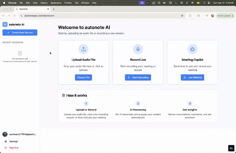 9. autonote AI 标语：轻松将你的会议内容转化为可付诸行动的见解