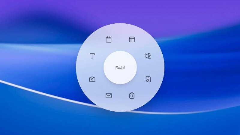 7. Radial标语：一个手势，快捷操作轻松搞定