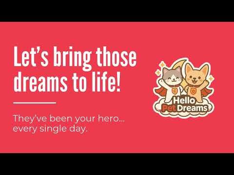 5. Hello Pet Dreams标语：让你的宠物成为它们专属故事里的主角