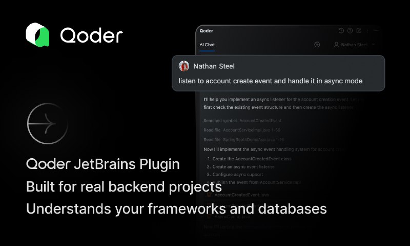 PH今日热榜 | 2025-11-291. Qoder JetBrains Plugin标语：能理解你后端真正的复杂之处，而不只是懂语法