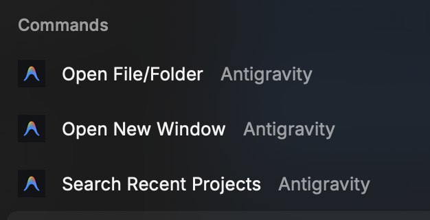 5. Antigravity for Raycast标语：谷歌反重力集成开发环境（IDE）的键盘优先控制方式注：“Antigravity”这里直接音译成“反重力”，因为不清楚它在谷歌这个IDE里的具体含义，如果有更准确的背景信息，可对这部分进行更合适的调整