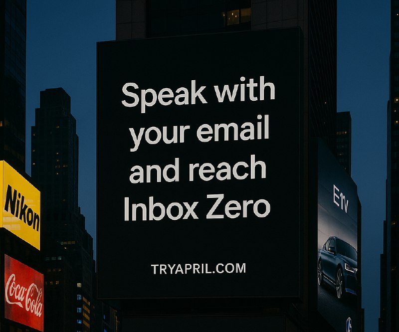 PH今日热榜 | 2025-08-201. April标语：通过语音操控邮件和日历，让收件箱零待办！介绍：April是一款语音人工智能行政助理工具，它能让你无需动手就能管理邮件和日程安排