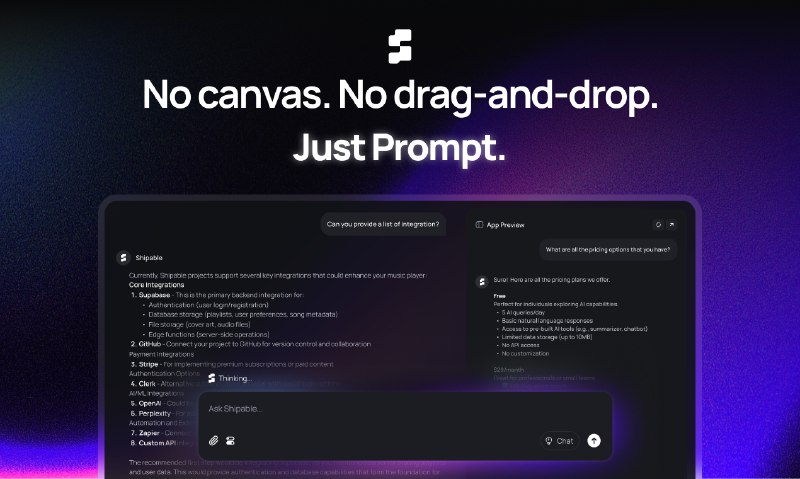 4. Shipable AI by CNTXT AI标语：从给出指令到配置并部署好人工智能代理，仅需48秒