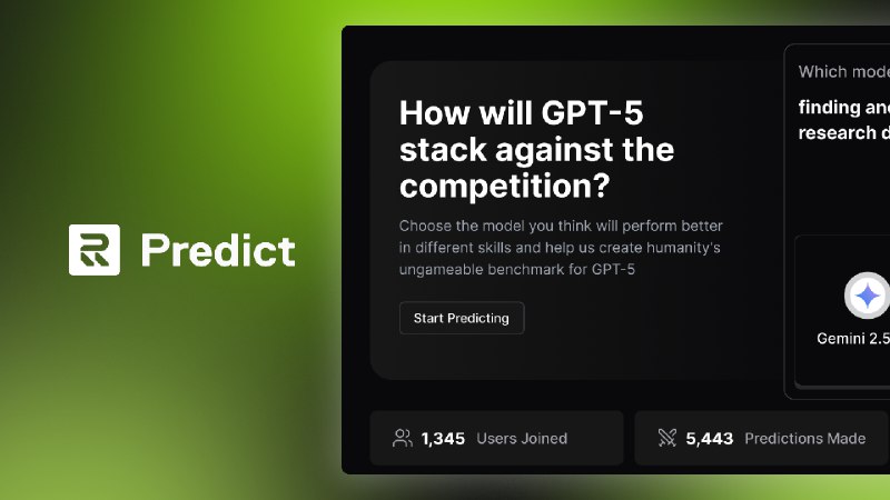 10. Recall Predict标语：无法作弊、由社区驱动的人工智能基准测试介绍：“预测，按召回率衡量”（Predict, by Recall）是全球首个无法被操纵、由社区主导的前沿模型基准测试