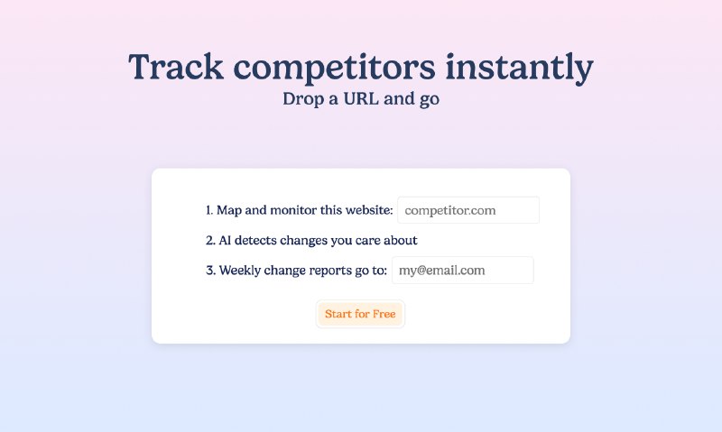 2. Fruitful标语：实时追踪竞争对手动态，每日获取实用情报